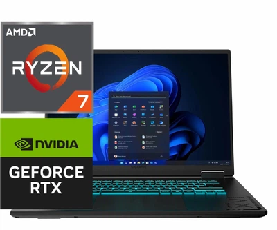 Ноутбук (2025) геймерський Gigabyte GAMING A16 Ryzen 7 260/ 32GB / 512GB/ Win11x Licensed/ RTX5060 / 16" 165Hz