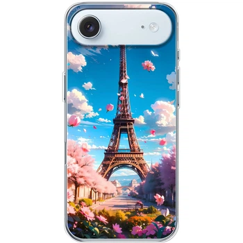 Силиконовый Чехол с Картинкой для IPhone 17 Air Принт (Париж, Эйфелева Башня) (67085-ysm035)