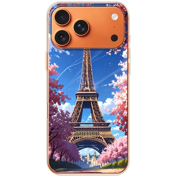 Силіконовий Чохол з Картинкою для IPhone 17 Pro Max Принт (Париж, Ейфелева Вежа) (67087-ysm036)
