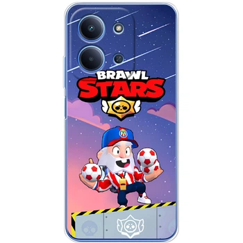 Силиконовый Чехол с Картинкой для Xiaomi Poco C85 Принт (Бравл Старс Динамайк, Brawl Stars Dynamike) (67480-ysm021)