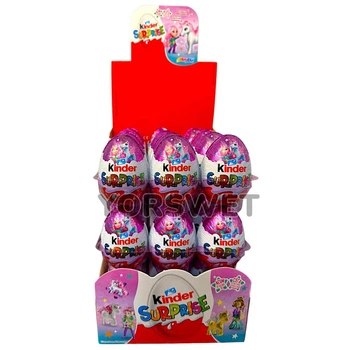 Набір шоколадних яєць Kinder Surprise Princess & Unicorn принцеси та єдинороги 720 г (36*20 г) (0316)
