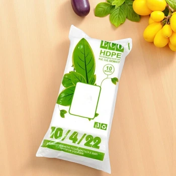 Фасувальні пакети для харчових продуктів HDPE 10х22 см 10 мкм (10-22 эко)