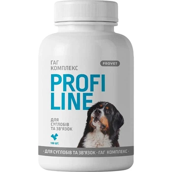 Витамины ГАГ Комплекс ProVET Profiline для суставов и связок для собак, 100 таблеток