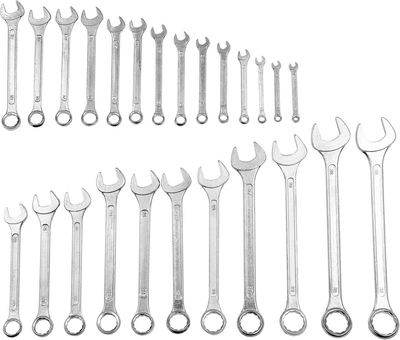 Zestaw kluczy płasko-oczkowych Toya 6-32 mm 25 szt 51650 (5906083516504)