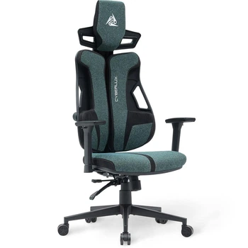 Геймерское кресло Cyberlux Fabric GM- V8 обивка бирюзовая однотонная GM-V8 FZ