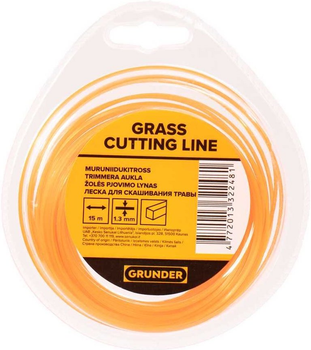 Żyłka tnąca Grunder 15 m x 1.3 mm (SQUARE_1.3_X_15_)