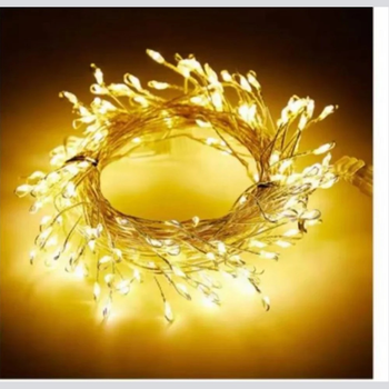 Гірлянда Феєрверк 50 метрів, 1500 LED, з пультом ДК, USB, 5329