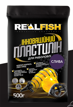 Пластилин Насадка REALFISH Слива 500г (210493)