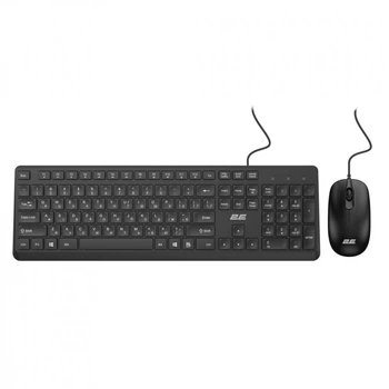 Комплект 2E MK405 USB UA Black (2E-MK405UBK) (316768)