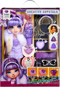 Lalka Rainbow High Creative Crystals Fashion Doll Violet (121404) (0035051121404)