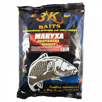 Макуха жареная измельченная 3KBaits Конопля 1000г (3к05105)