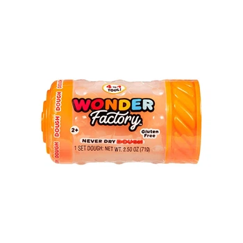 Незастигаюча маса для ліплення в баночці Wonder Factory 595120(Orange) 5x5x8 см