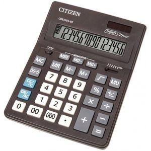 Калькулятор бухгалтерский Citizen 155x205x35 мм 16 разрядный черный (CDB 1601 BK)