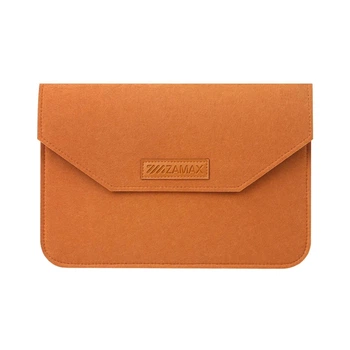 Чехол-конверт ZAMAX Felt Sleeve для MacBook Air 13.6" (M2 | M3 | M4) 2022-2024 Brown коричневая