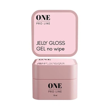 Гель-желе без липкого шару One Pro Line GEL JELLY GLOSS NO WIPE 15мл
