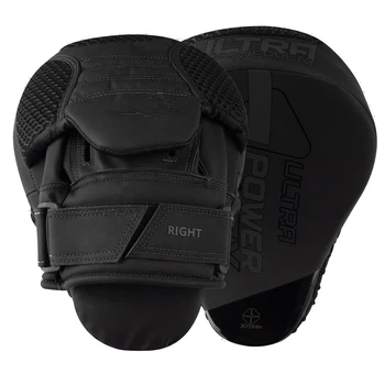 Лапи боксерські PowerPlay 3044 Pro Carbon Ultra Series Чорні PU [пара] (PP_3044_Bl/Black)