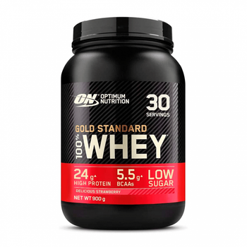 Протеїн Optimum Gold Standard 100% Whey, 909 г - Полуниця (579009)