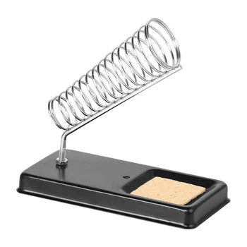 Подставка для паяльника BEST BST-Z103 simple iron stand, с металлической спиралью и очищающей губкой