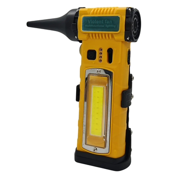 Портативный турбовентилятор воздуходув 4в1 Violent Fan F020 8000mAh Yellow-Black