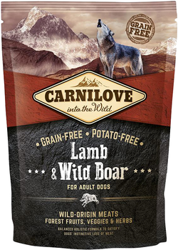 Сухий корм для дорослих собак Carnilove Lamb&Wild Boar 1.5 кг (8595602508983)
