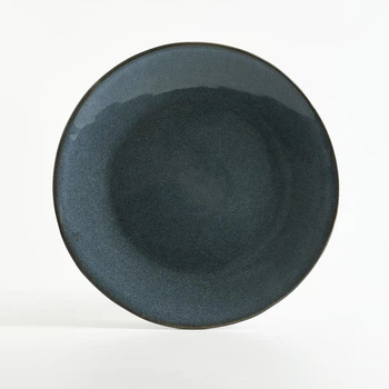 Тарілка MBM HOME "Фйорд" 28 см глибокий синій (KP-128 DEEP BLUE)