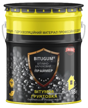 Праймер Bitugum битумно-каучуковый, 3 л