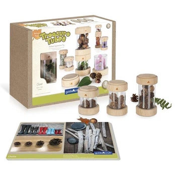 Игровой набор Guidecraft Natural Play Сокровища в прозрачных баночках (G3086)