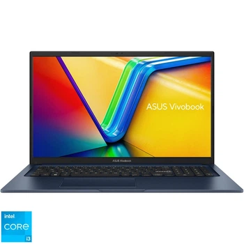 Ноутбук ASUS VivoBook 17 X1704VA, Intel Core i3- 1315U, 6 ядер, 17. 3 дюймов, 16GB DDR4, SSD 1TB, Intel UHD, No OS, Quiet Blue