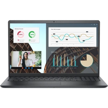 Ноутбук Dell Vostro 3530, 15, 6 дюймов 1920 x 1080, Intel I5- 1334U 10 C / 12 T, 1, 3 ГГц- 4, 6 ГГц, 12 МБ кэш- памяти, 55 Вт, 8 ГБ DDR4, 512 ГБ SSD, Intel UHD, Windows 11 Pro