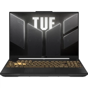 Игровой ноутбук ASUS TUF F16 FX607VU- RL048MXM, Intel® Core™ 5 210H до 4, 8 ГГц, 16'', WUXGA, IPS, 144 Гц, 32 ГБ DDR5 RAM, SSD 512 ГБ + 1 ТБ, nVIDIA® GeForce RTX™ 4050 6 ГБ GDDR6, Ні OS, Mecha Gray