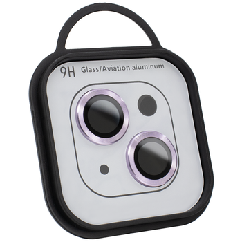 Захисне скло на камеру Metal Classic (iPhone 13/13 mini, Light Purple)