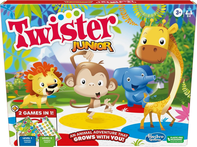 Настільна гра Hasbro Twister Junior (естонська та латвійська версії) F7478EL (5010996118042)