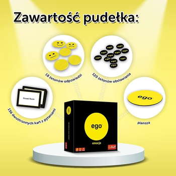 Gra planszowa Trefl Ego Emotions (wersja estońska, łotewska, litewska i rosyjska) 02214T (5900511022148)
