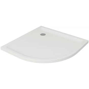 Поддон для душевой кабины CERSANIT Tako 80x80x4см полукруглый акрил без сифона белый S204-001