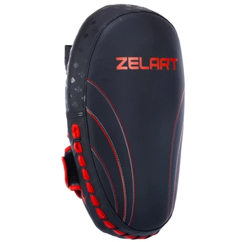 Пады для тайского бокса 20x9x35см Тай-пэды ZELART BO-3877 черно-красный
