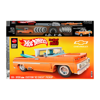 ホットウィール　ブリックショップ　CUSTOM 62 CHEVY PICKUP Конструктор Hot Wheels Brick Shop Elite Custom '62 Chevy Pickup