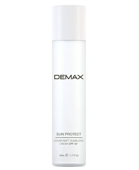 Защитный матирующий санблок SPF 50 с тональным эффектом Demax, 50 мл