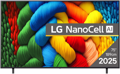 Телевізор LG 75NANO80A3B (65QNED80T3A)