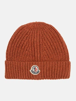 Шапка Moncler 9887.8 Теракотова