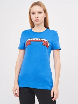 Футболка бавовняна жіноча Tommy Hilfiger 10196.3 L Електрик