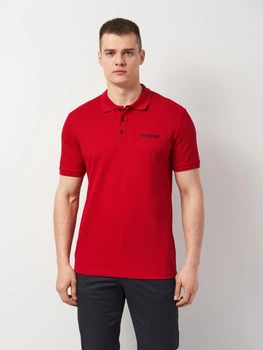 Поло длинное мужское Armani Exchange 11485.5 2XL Красное (smt2000000033259)