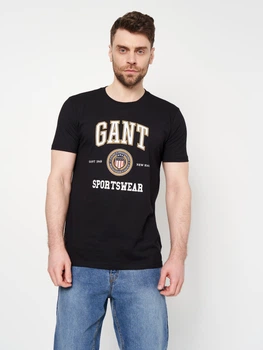 Футболка Gant 11056.1 L (48) Черная