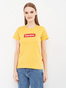 Футболка женская Supreme 10702.6 XL Темно-желтая (ROZ6400037272)