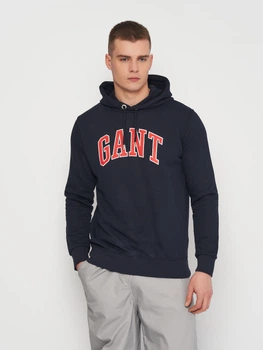Худи мужское GANT 11277.2 2XL (52) Темно-синее (2000000006628)
