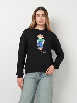 Світшот жіночий Polo Ralph Lauren 11423.1 XL Чорний (ROZ6501093572)