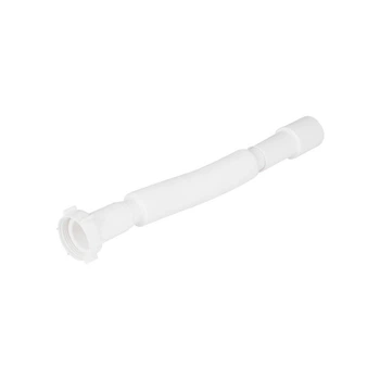 Гибкая гофра для умывальника Lidz LG03 1 1/4" длина 600 мм Пластик белая (SD00051141)