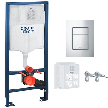 Інсталяція для підвісного унітазу 3 в 1 Grohe Rapid SL + кнопка Skate Cosmopolitan S