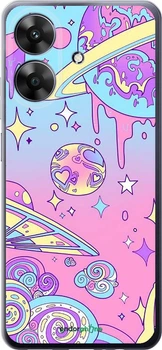 Чохол на Realme Narzo N61 Рожева галактика "4146u-3974-70447"