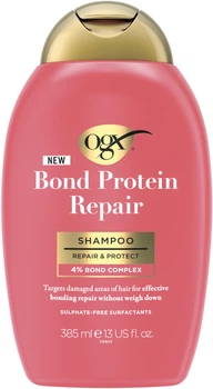 Восстанавливающий шампунь OGX Bond Protein Repair с протеинами 385 мл (3574661818450)