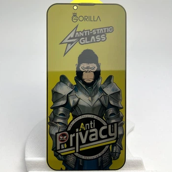 Защитное стекло антишпион Gorilla для Apple iPhone 13 PRO приватное глянец anti spy glass full glue privacy 5D 6.1